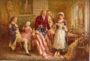 Jean Leon Gerome Ferris Betsy Ross 1777 France oil painting artist